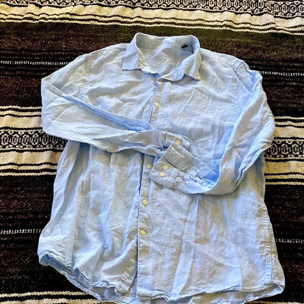Tasso Elba 100% Linen button down-SZ XL